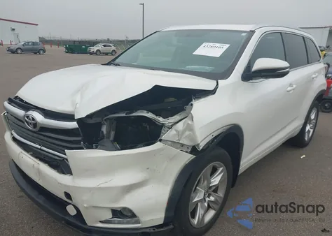 2016 Toyota Highlander Limited V6 from USA, damaged, VIN 5TDDKRFH4GS274886